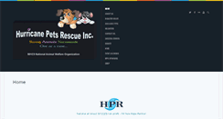 Desktop Screenshot of hurricanepetsrescue.org